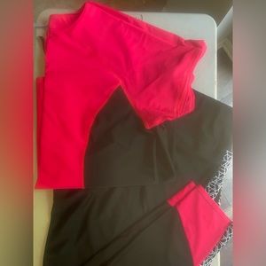 Lane Bryan’s Rash Guard Shirt and Capri Set size 22/24 3x EUC